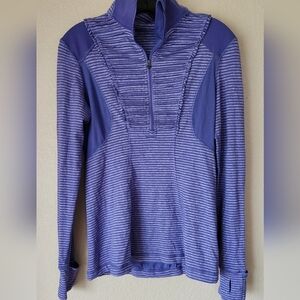 Lululemon Size 8 Purple Half Zip